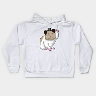 Hamster Magician Magic wand Kids Hoodie